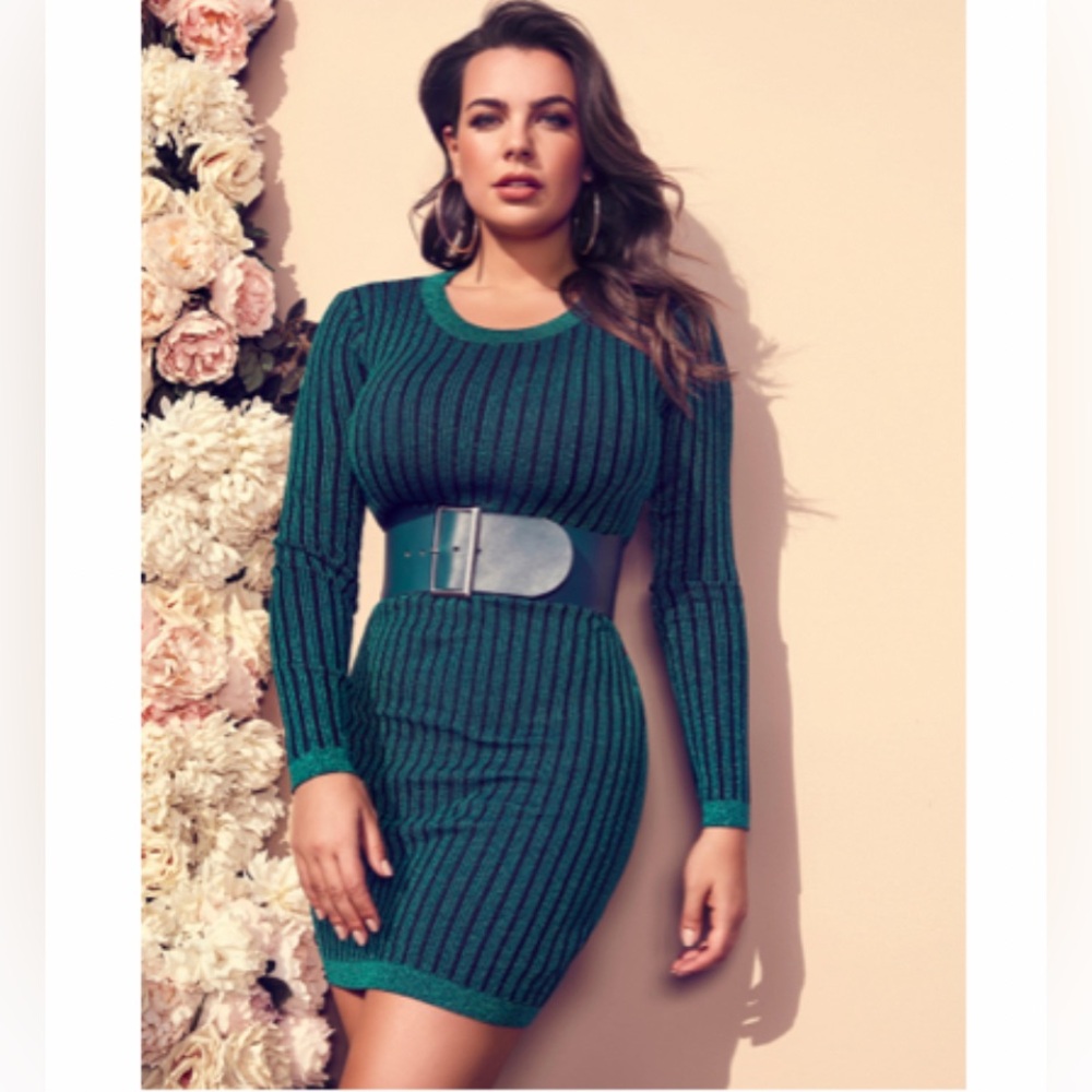 NWOT Marciano by Guess green sweater dress, Sz S